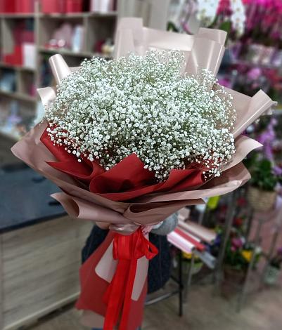 Букет цветов из: Гипсофила в Залесово