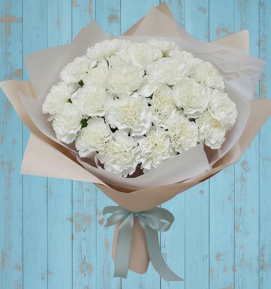 Букет цветов из: Гвоздики в Залесово