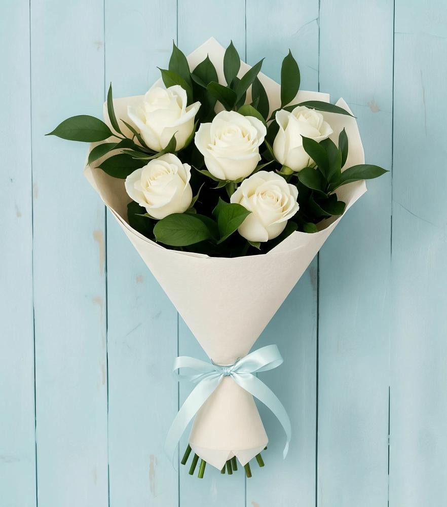 Букет цветов из: Розы в Залесово