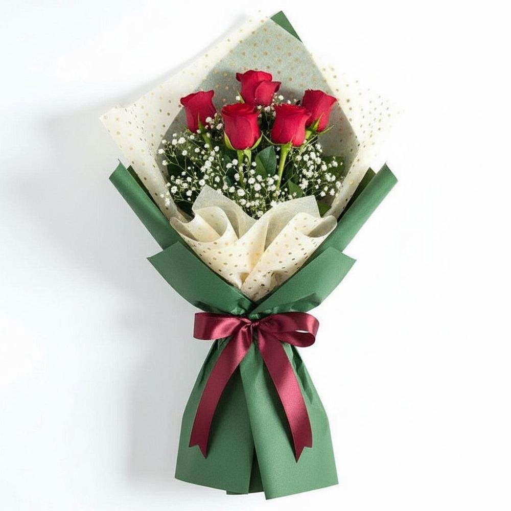 Букет цветов из: Розы в Залесово