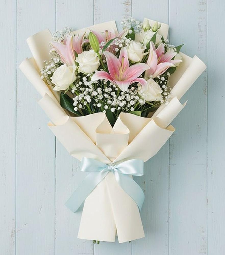 Букет цветов из: Лилии в Залесово