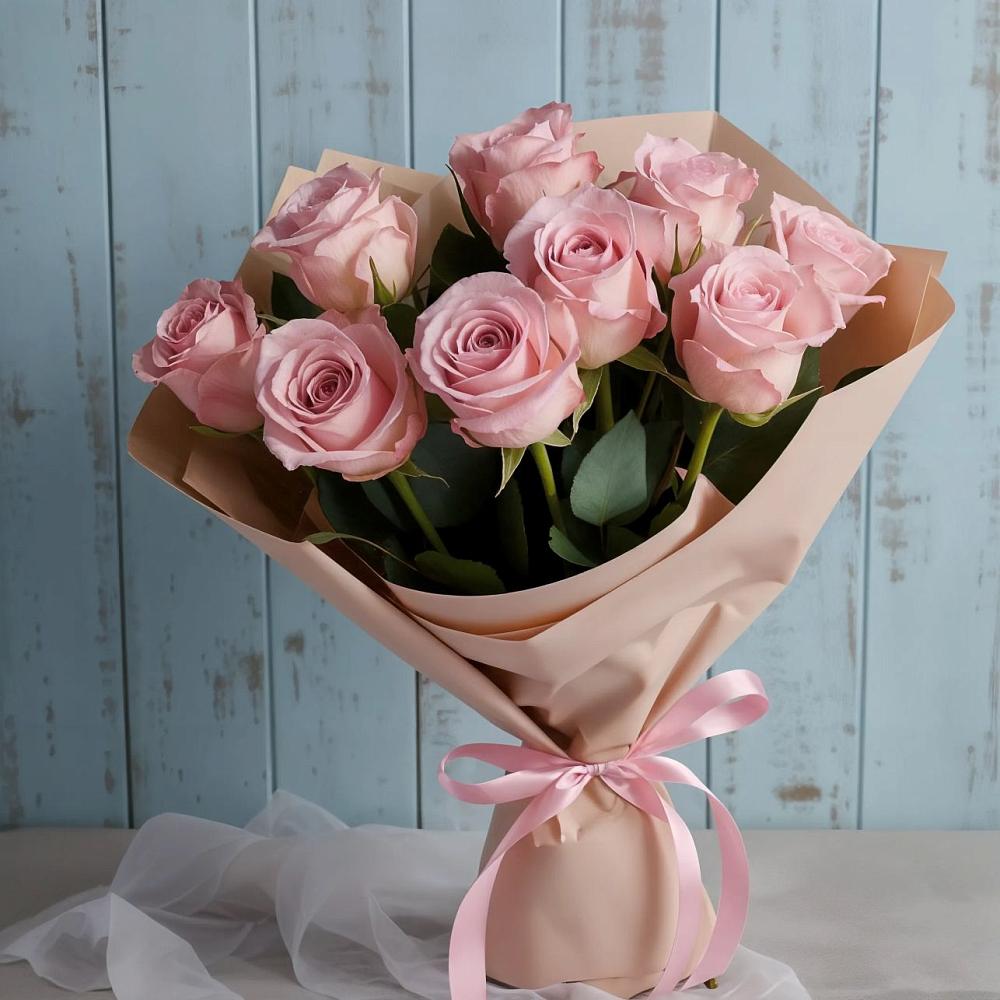 Букет цветов из: Розы в Залесово