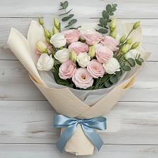Букет цветов из:  Лизиантусы в Залесово