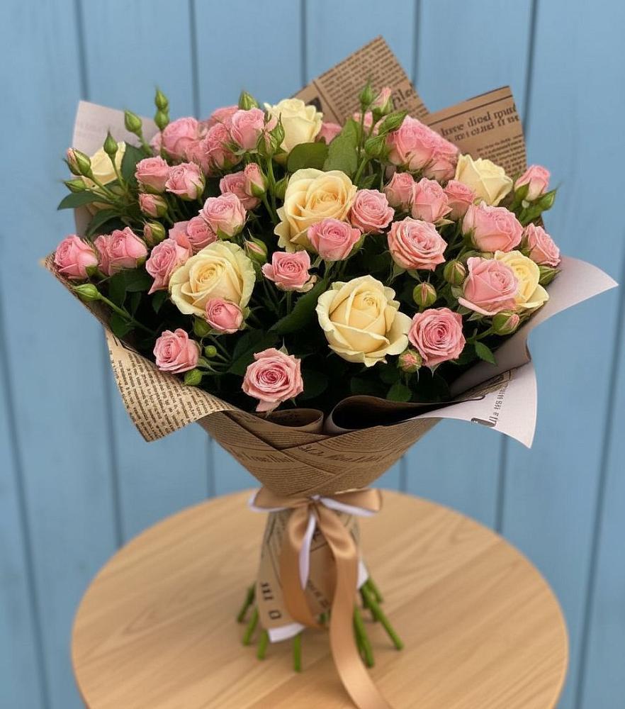 Букет цветов из: Розы в Залесово