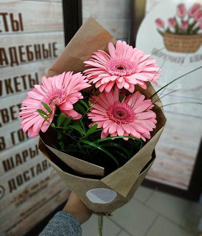 Букет цветов из: Герберы в Залесово