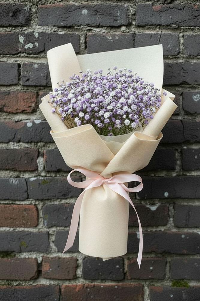 Букет цветов из: Гипсофила в Залесово