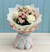 Букет цветов из:  Розы в Залесово