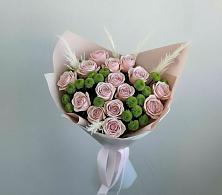 Букет цветов из:  Розы и Хризантемы в Залесово