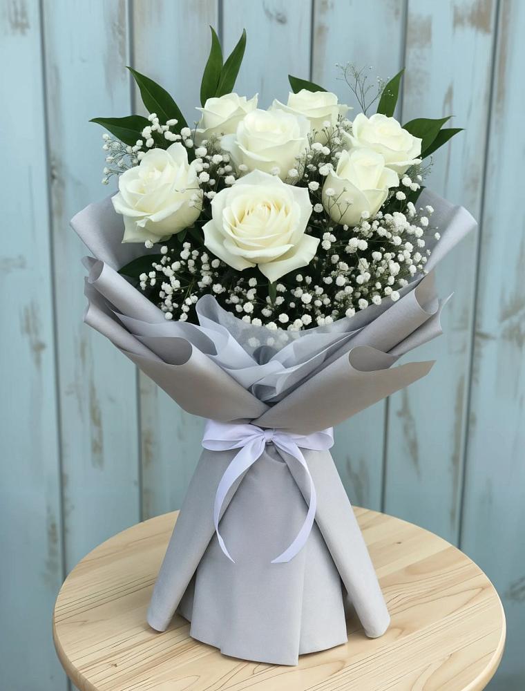 Букет цветов из: Розы в Залесово