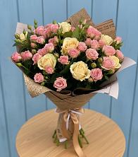 Букет цветов из:  Розы в Залесово