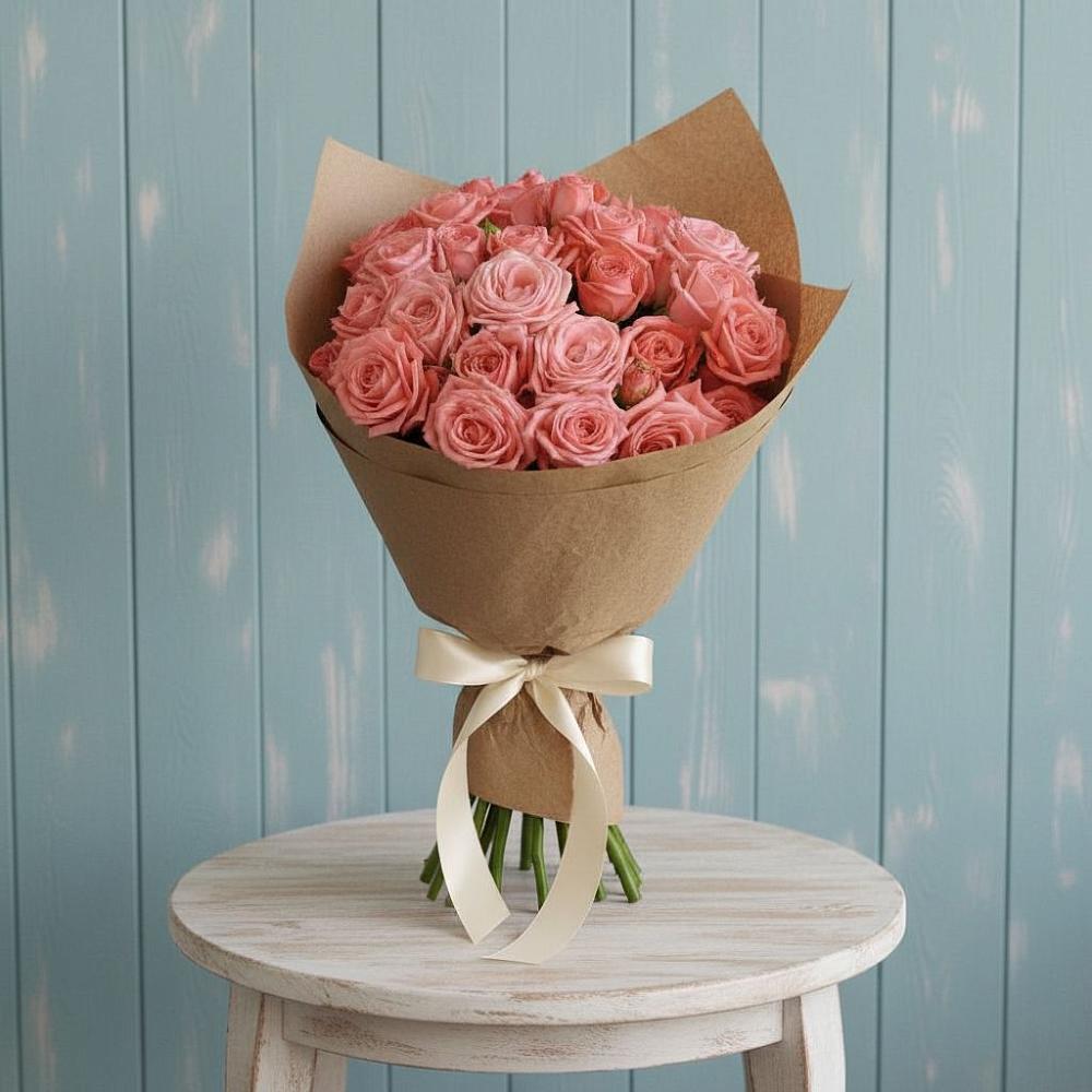 Букет цветов из: Розы в Залесово