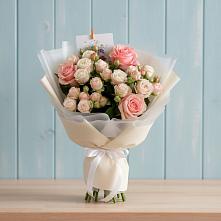 Букет цветов из:  Розы в Залесово