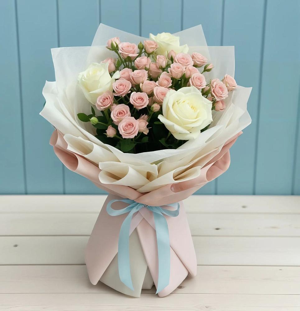 Букет цветов из: Розы в Залесово