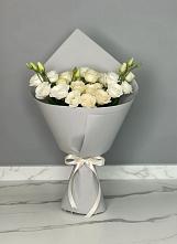 Букет цветов из:  Розы и Лизиантусы в Залесово